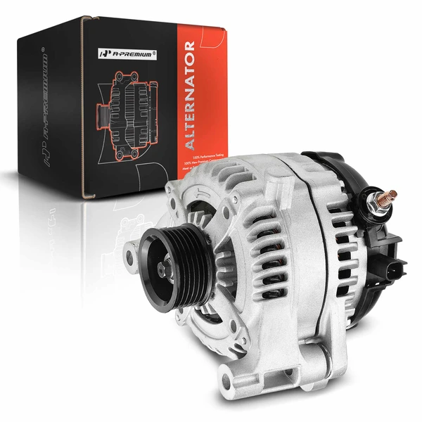 2012-2018 Jeep Wrangler Alternator 160A 12V Counterclockwise 6-Groove Pulley A-Premium APALT242