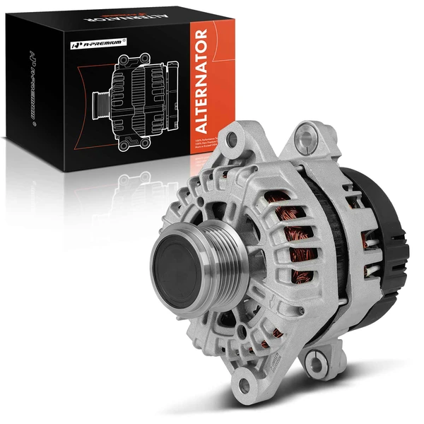 2011-2013 Kia Sportage Alternator 130A 12V Clockwise 6-Groove Pulley A-Premium APALT825