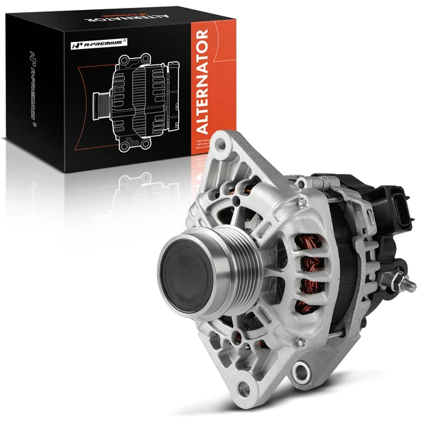 Alternator 90A 12V Clockwise 6-Groove Pulley A-Premium APALT826