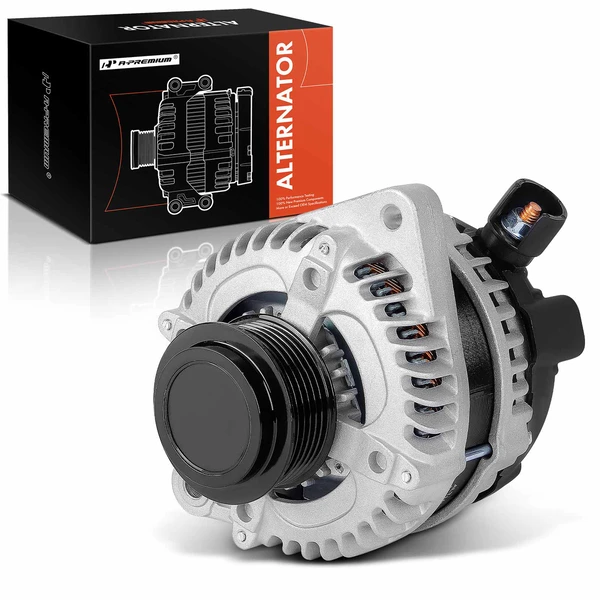 2010-2011 Honda Accord Crosstour Alternator 120A 12V Clockwise 6-Groove Pulley A-Premium APALT823