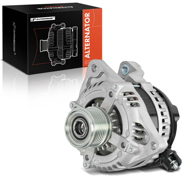 2011-2014 Ford Mustang Alternator 150A 12V Clockwise 6-Groove Pulley A-Premium APALT1181