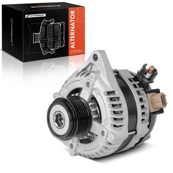 2011-2014 Ford Mustang Alternator 150A 12V Clockwise 6-Groove Pulley A-Premium APALT834