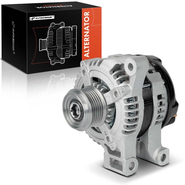 2013-2016 Chevrolet Equinox Alternator 155A 12V Clockwise 6-Groove Pulley A-Premium APALT841