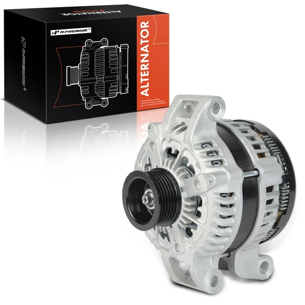 2013-2022 Ford F-250 Super Duty Alternator 200A 12V Clockwise 6-Groove Pulley A-Premium APALT249
