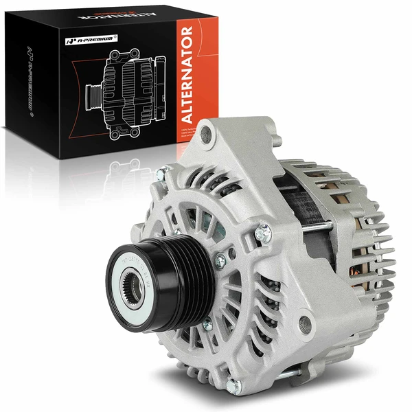 2011-2017 Chevrolet Caprice Alternator 170A 12V Clockwise 6-Groove Pulley A-Premium APALT1183