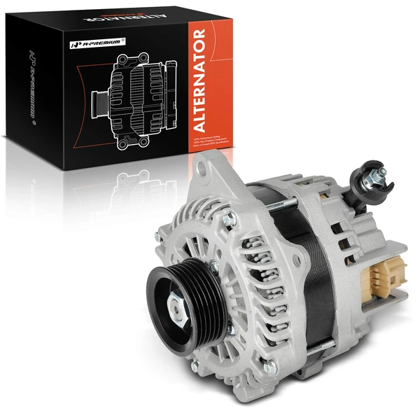 2014 Ford Edge Alternator 175A 12V Clockwise 6-Groove Pulley A-Premium APALT258