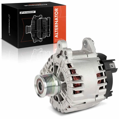 Alternator 180A 12V CW 6-Groove Clutch Pulley