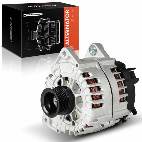 Alternator 250A 14V Clockwise 6-Groove Pulley A-Premium APALT1274