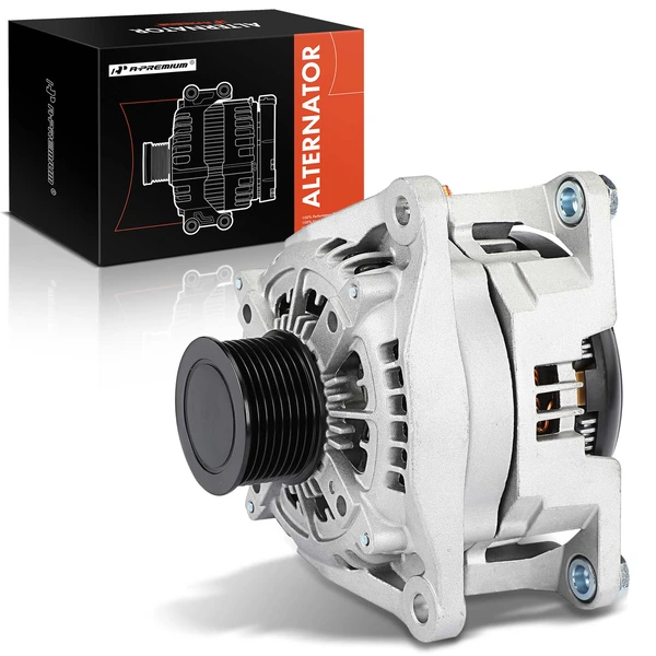 2013-2023 Ram 3500 Alternator 220A 12V Clockwise 8-Groove Pulley A-Premium APALT1190