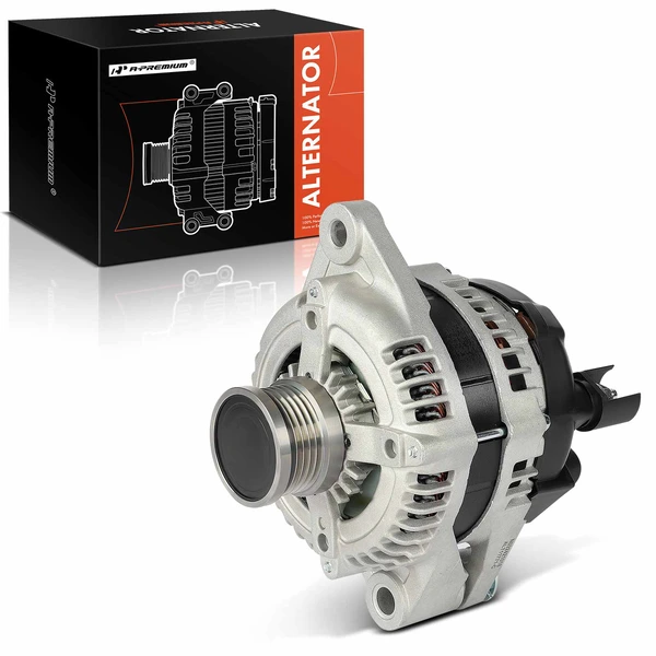 Alternator 120A 12V CW 5-Groove Clutch Pulley for 2014-2019 Fiat 500