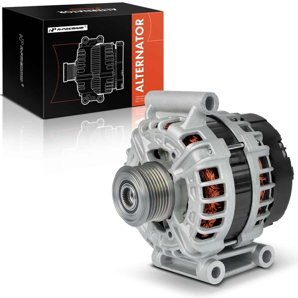 2015-2019 Ford Transit-250 Alternator 210A 12V Clockwise 7-Groove Pulley A-Premium APALT873