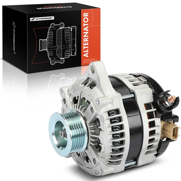 2011-2017 Ford F-150 Alternator 220A 12V Clockwise 6-Groove Pulley A-Premium APALT1200