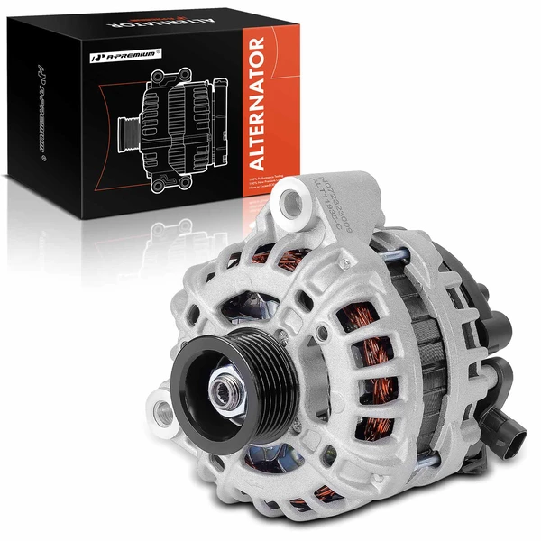 2016-2023 Chevrolet Express 3500 Alternator 110A 12V Clockwise 6-Groove Pulley A-Premium APALT1144