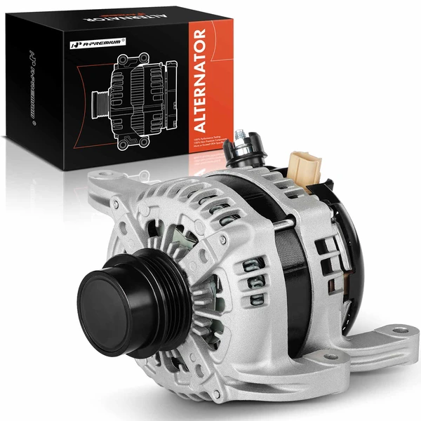 2015-2023 Ford Mustang Alternator 200A 12V Clockwise 4-Groove Pulley A-Premium APALT1204