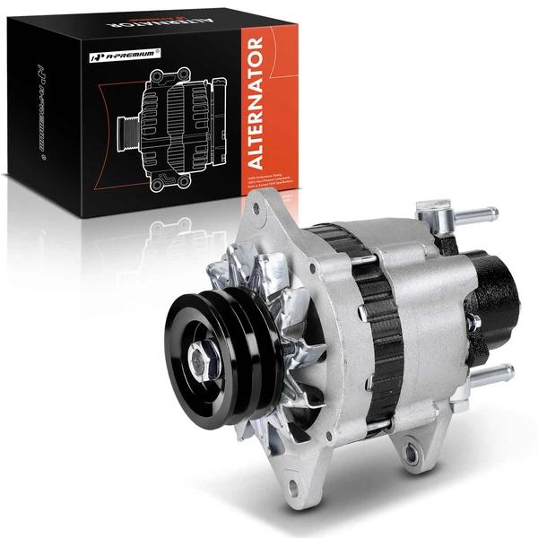 1990-1998 Chevrolet W4500 Tiltmaster Alternator 70A 12V Clockwise 2-Groove Pulley A-Premium APALT880