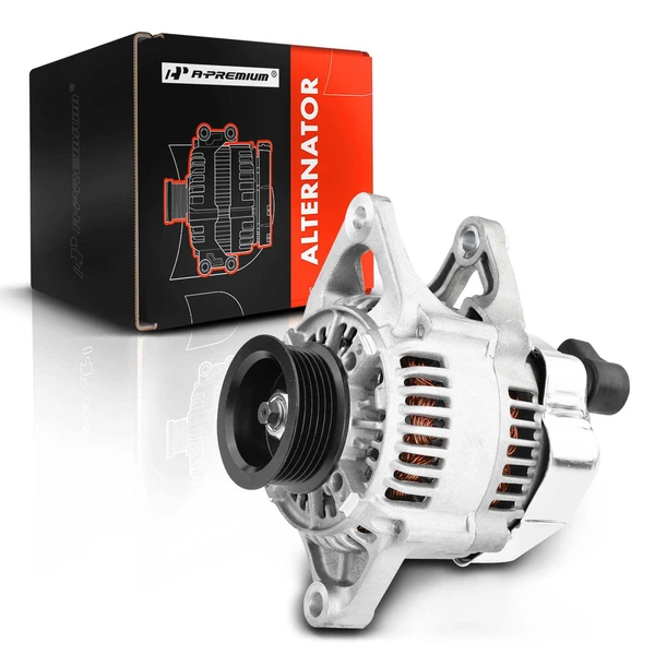 1990-1996 Dodge Dakota Alternator 90A 12V Clockwise 4-Groove Pulley A-Premium APALT292