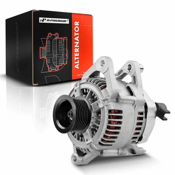 1994-1998 Dodge Ram 2500 Alternator 120A 12V Clockwise 8-Groove Pulley A-Premium APALT295
