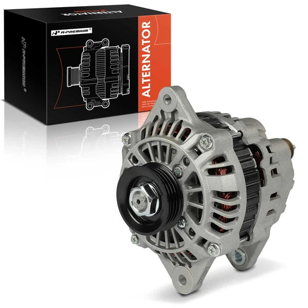 1989-1998 Chevrolet Tracker Alternator 55A 12V Clockwise 4-Groove Pulley A-Premium APALT911