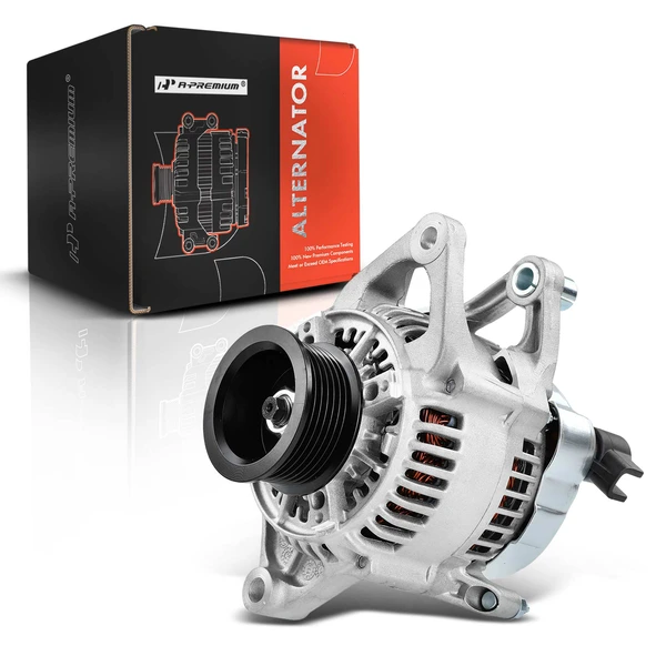 1995-1996 Dodge Ram 4000 Alternator 75A 12V Clockwise 7-Groove Pulley A-Premium APALT298
