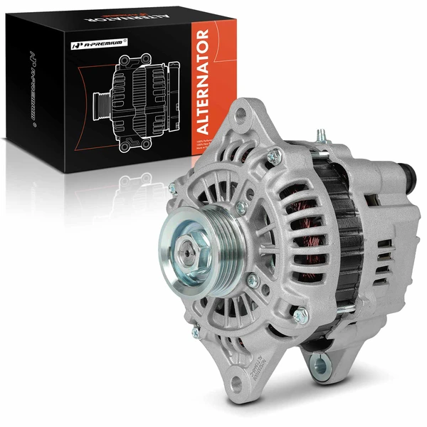 1993-1997 Mazda MX-6 Alternator 90A 12V Clockwise 5-Groove Pulley A-Premium APALT919