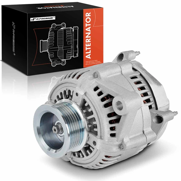 1992-1993 Dodge Ramcharger Alternator 120A 12V Clockwise 7-Groove Pulley A-Premium APALT921