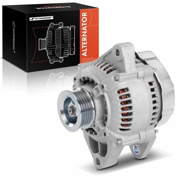 1993-1997 Geo Prizm Alternator 70A 12V Clockwise 5-Groove Pulley A-Premium APALT925