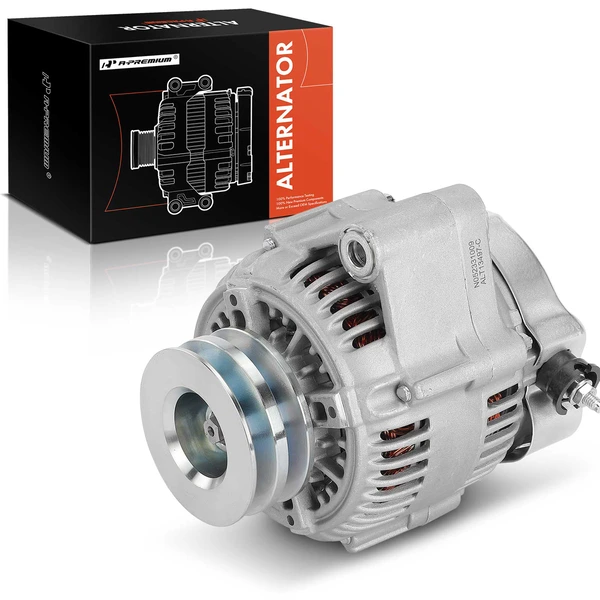 Alternator 80A 12V Clockwise 2-Groove Pulley A-Premium APALT930