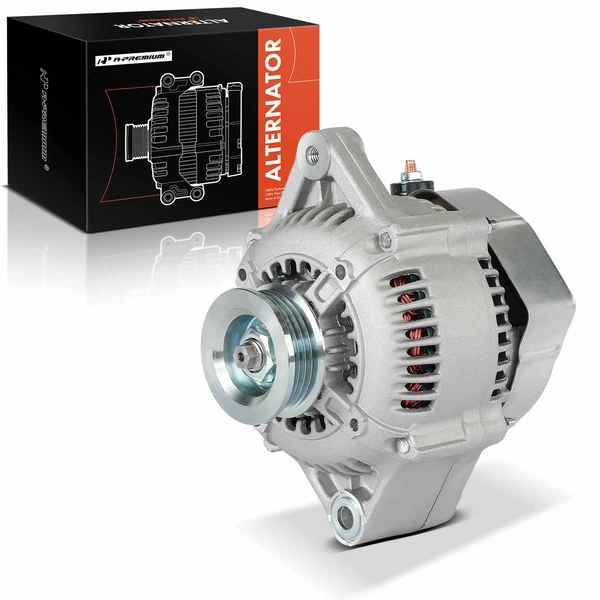 1992-1995 Honda Civic Alternator 70A 12V Counterclockwise 4-Groove Pulley A-Premium APALT1216