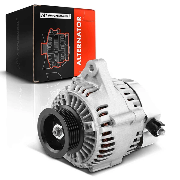 Alternator 80A 12V Counterclockwise 6-Groove Pulley A-Premium APALT304