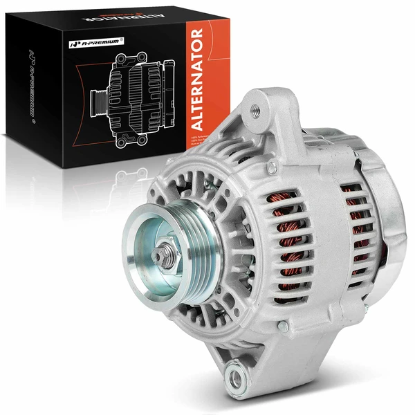 1993-1999 Toyota Celica Alternator 70A/80A 12V Clockwise 5-Groove Pulley A-Premium APALT940