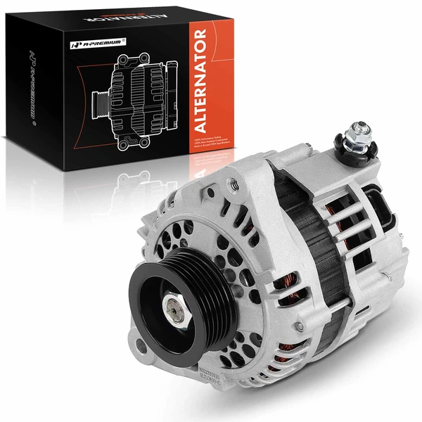 Alternator 80A 12V Clockwise 6-Groove Pulley A-Premium APALT949