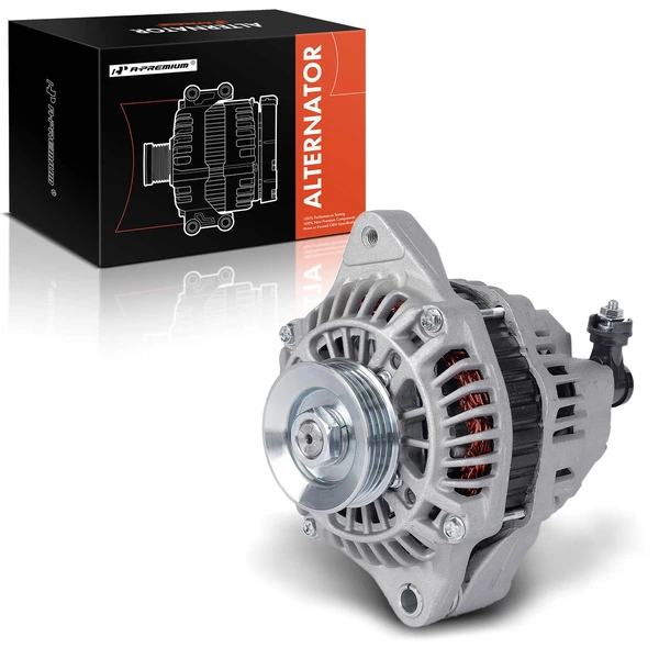 Alternator 75A 12V Counterclockwise 4-Groove Pulley A-Premium APALT956