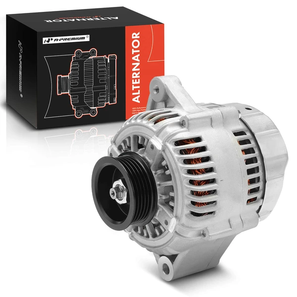 1996-2004 Acura RL Alternator 110A 12V Clockwise 5-Groove Pulley A-Premium APALT670