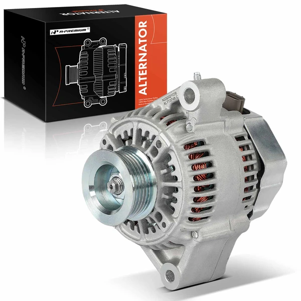 Alternator 80A 12V Clockwise 6-Groove Pulley A-Premium APALT1219