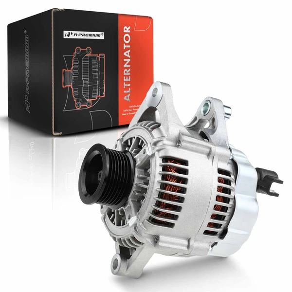 1999-2000 Dodge Ram 2500 Van Alternator 136A 12V Clockwise 7-Groove Pulley A-Premium APALT341