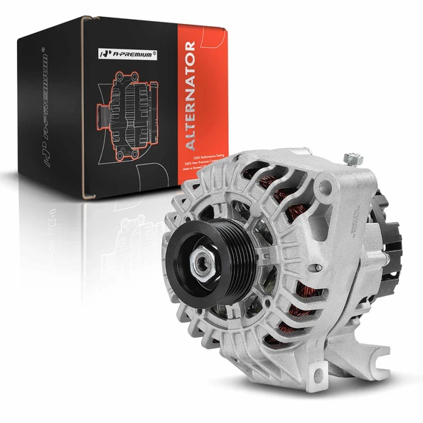 Alternator 105A/125A 12V Clockwise 6-Groove Pulley A-Premium APALT347