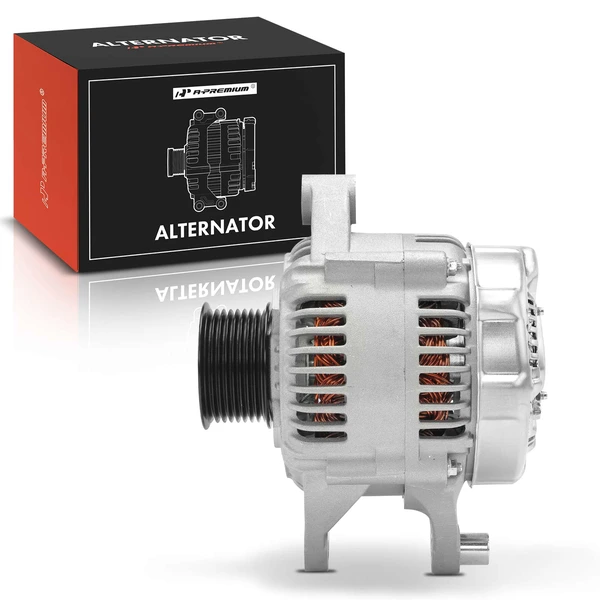 2001-2002 Dodge Ram 2500 Alternator 136A 12V Clockwise 8-Groove Pulley A-Premium APALT680