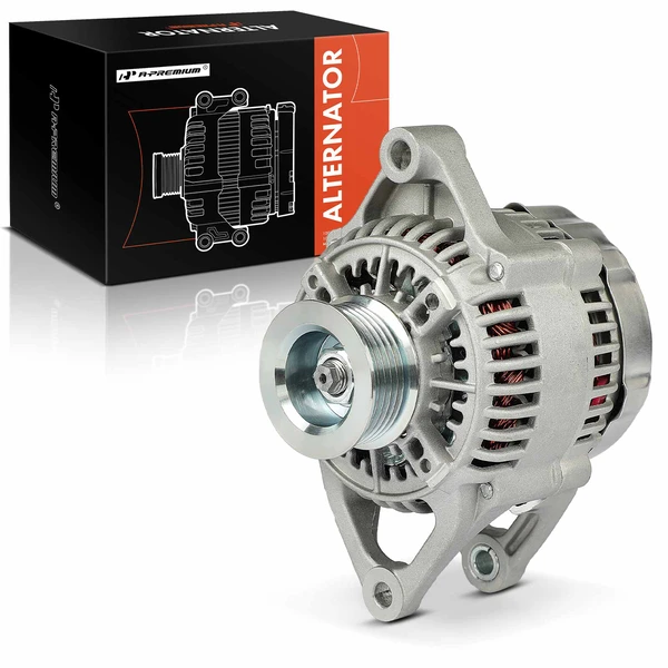 2001-2002 Dodge Dakota Alternator 117A 12V Clockwise 6-Groove Pulley A-Premium APALT1016