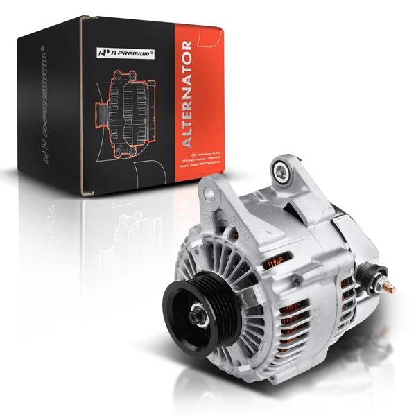 2001-2003 Jeep Grand Cherokee Alternator 136A 12V Clockwise 6-Groove Pulley A-Premium APALT352