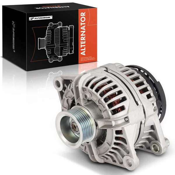 1999-2003 Dodge Ram 2500 Alternator 136A 12V Clockwise 7-Groove Pulley A-Premium APALT1033