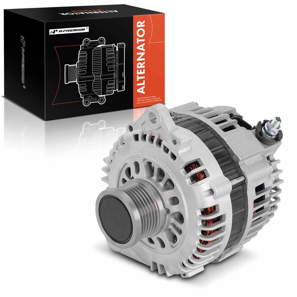 2002-2006 Nissan Altima Alternator 110A 12V Clockwise 6-Groove Pulley A-Premium APALT1039