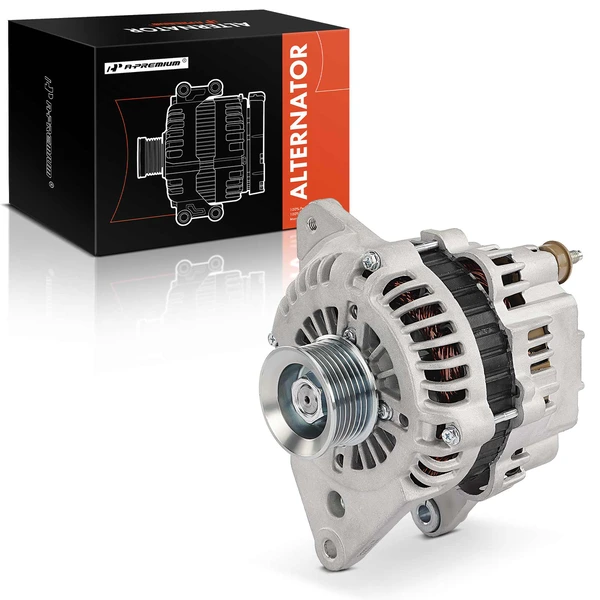 2001-2003 Mitsubishi Montero Alternator 100A 12V Clockwise 7-Groove Pulley A-Premium APALT1043