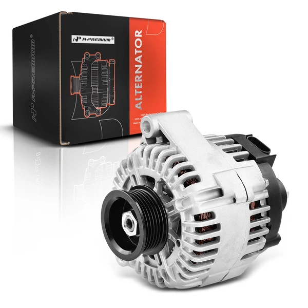 2002-2004 Chevrolet Corvette Alternator 145A 12V Clockwise 6-Groove Pulley A-Premium APALT381
