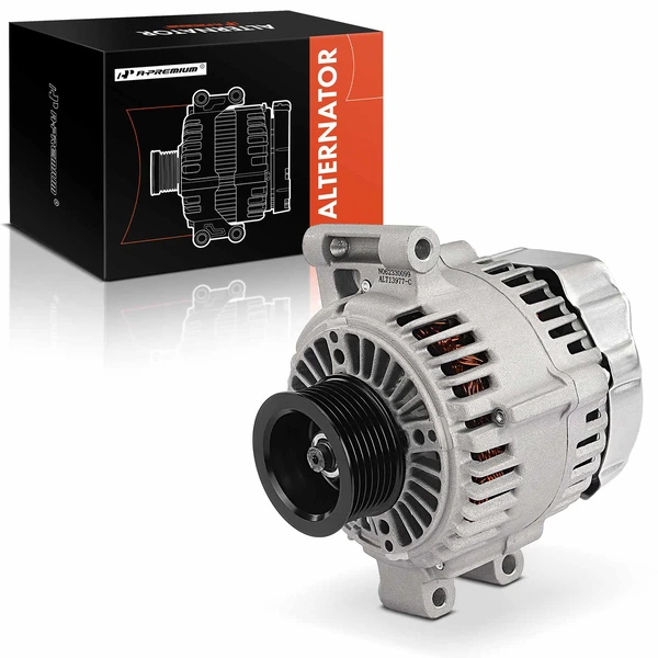 2002-2005 Honda Civic Alternator 80A 12V Clockwise 7-Groove Pulley A-Premium APALT1052