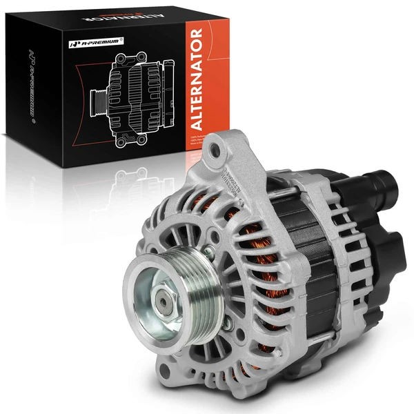 2015-2016 Honda Fit Alternator 105A 12V Clockwise 6-Groove Pulley A-Premium APALT1068