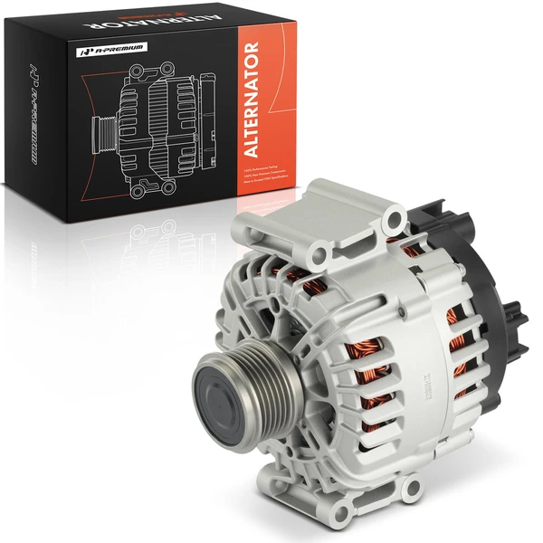 Alternator 140A 14V Clockwise 6-Groove Pulley A-Premium APALT1279