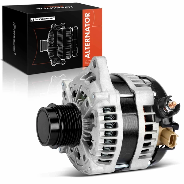 Alternator 225A 12V Clockwise 6-Groove Pulley A-Premium APALT1223