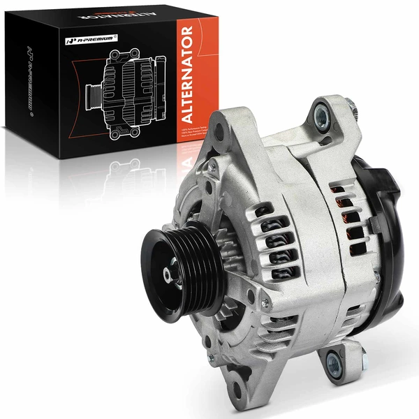 Alternator 140A 12V Clockwise 6-Groove Pulley A-Premium APALT1072