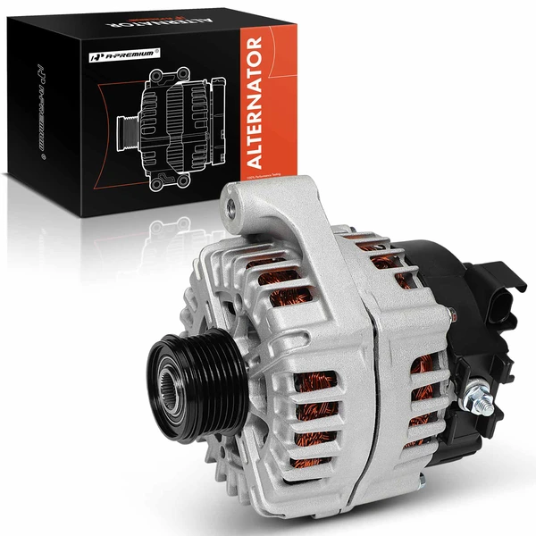 Alternator 220A 14V Clockwise 6-Groove Pulley A-Premium APALT1282