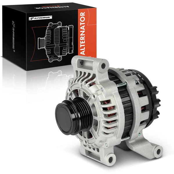 Alternator 80A 12V CW 5-Groove Clutch Pulley for 2016-2022 Chevrolet Spark